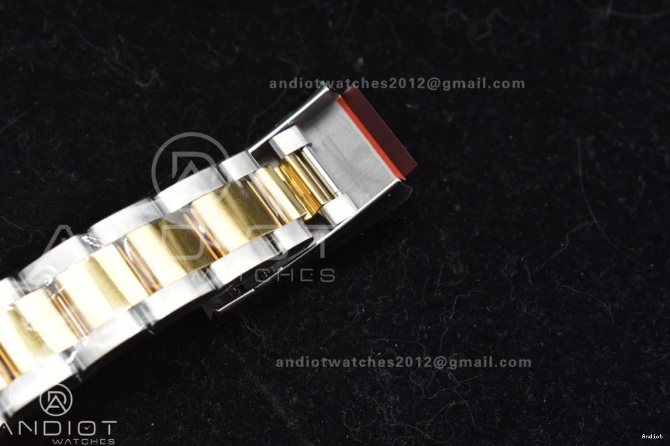 1:1 Oyster YG Bracelet Edition Best Clean SS Black Stick on 126333 41 VR3235 Steel Dial DateJust 904L 0512